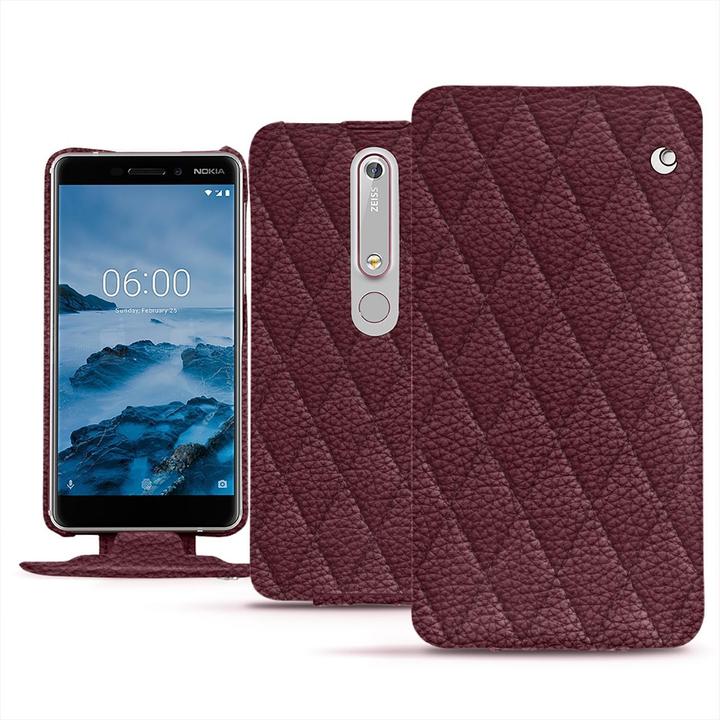 Productafbeelding Noreve Lederen omslag verticaal (Nokia 6 (2018))