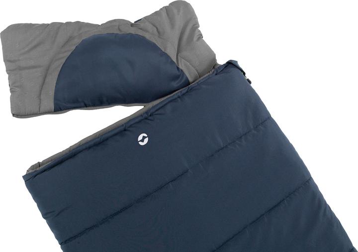 Actual product image Outwell Contour Junior polyester sleeping bag, dark blue (170 cm)