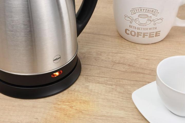 Actual product image Eldom Steel Kettle HUMI 1800 W capacity 1 7 l hob (1.70 l, EU plug)