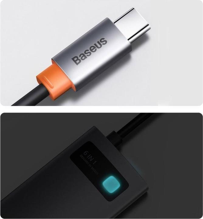 Produktbild Baseus Metal Gleam (USB-C, 6 Ports)