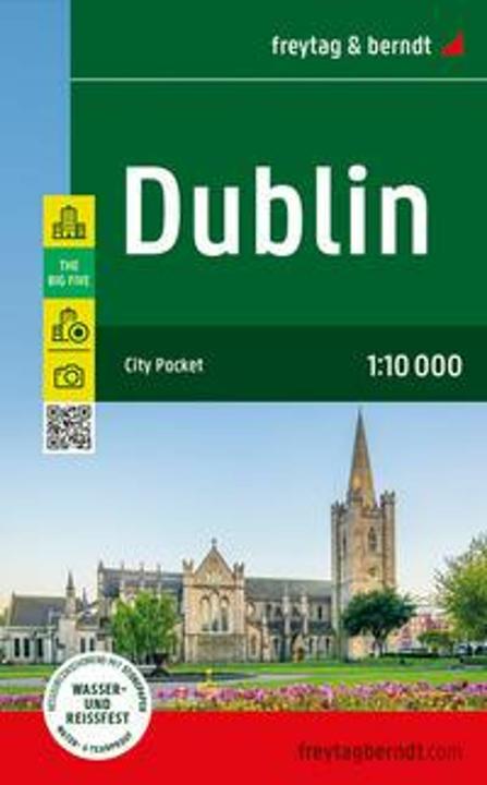 Image du produit Dublin, plan de la ville 1:10.000, freytag & berndt