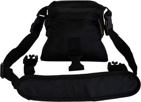 Actual product image Buteo Photo Gear Bean bag 1 saddle model black with shoulder strap