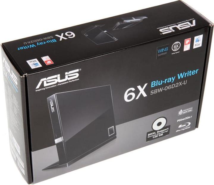 Produktbild ASUS Sbw-06d2x-U (Blu-ray Laufwerk)
