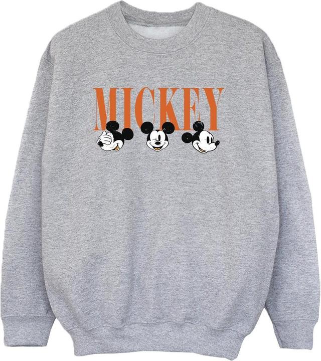 Actual product image Disney Boys Mickey Mouse Faces Sweatshirt (128)