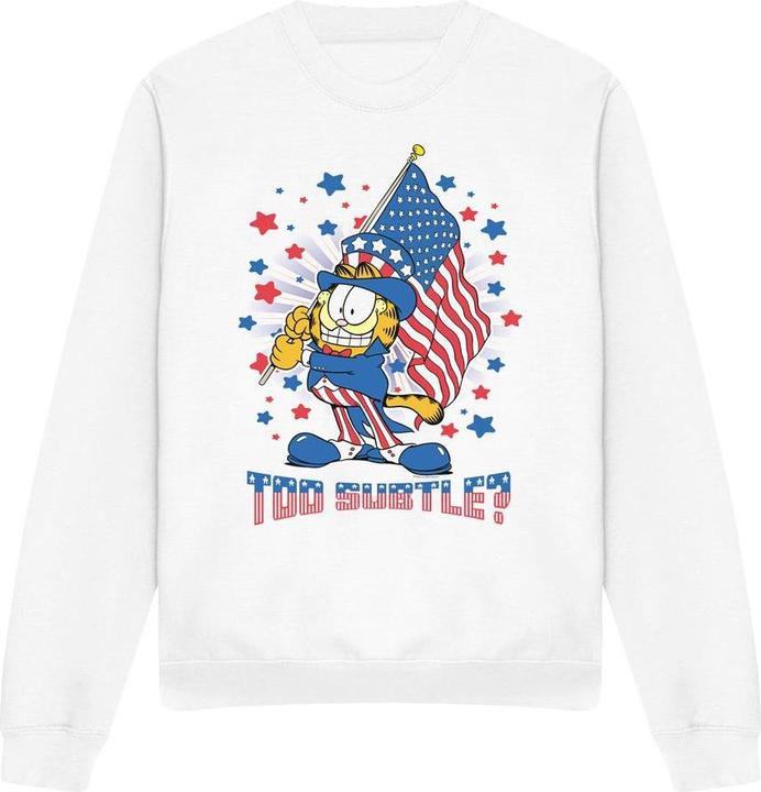 Actual product image Garfield Unisex Adult Subtle Sweatshirt (L)