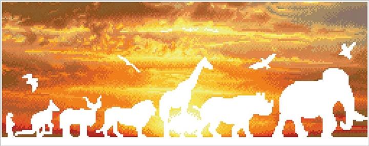 Actual product image Diamond Dotz African Sky