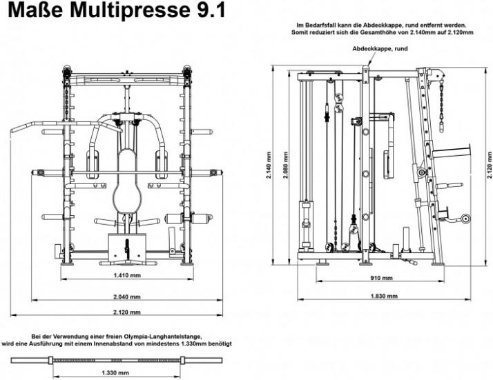 Actual product image Maxxus Multipresse 9.1