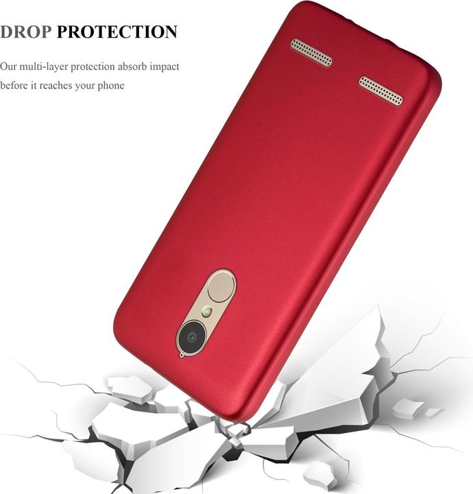 Image du produit Cadorabo Couverture métallique mate TPU (lg K6, Lenovo K6 Power)