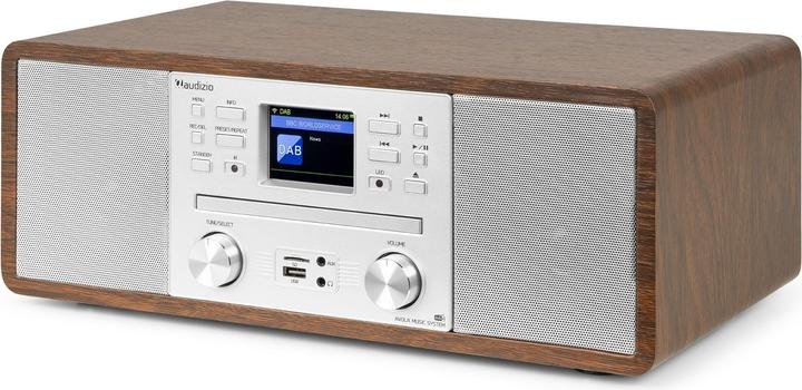 Produktbild Audizio DAB+ Radio Avola Silber, Radio Tuner: FM, DAB+ (DAB+, FM, Bluetooth, WLAN)