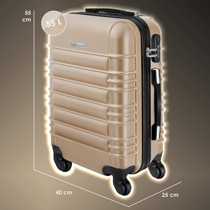 Image du produit Kesser Handgepäck-Reisekoffer (55 l, M (50 - 90l))