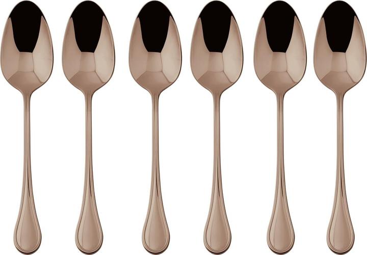Produktbild Rosenthal Set 6 Mokkalöffel Royal Edelstahl/PVD Kupfer (1 Stück, Besteck Set)