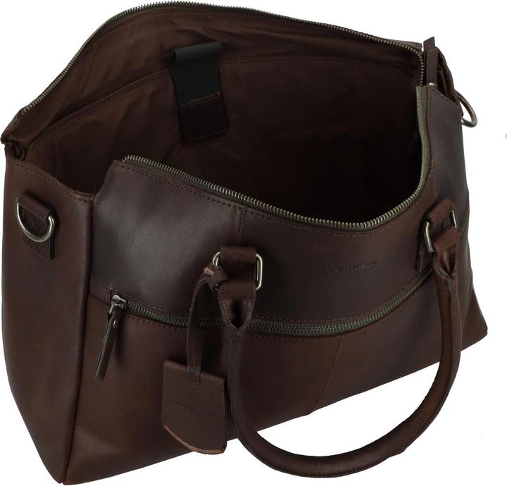 Produktbild Burkely On The Move Laptopbag 15,6 Zipper Inclusief Powerbank - aktetas - Bruin (17 l)