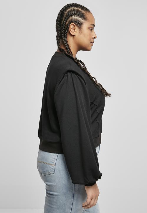 Produktbild Urban Classics Ladies Padded Shoulder Modal Terry Crewneck (L)