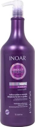 Image du produit Inoar Shampooing Absolut Speed Blond pour les cheveux décolorés, blonds, bruns et gris 33.8 oz. (1000 ml, Shampoing liquide)