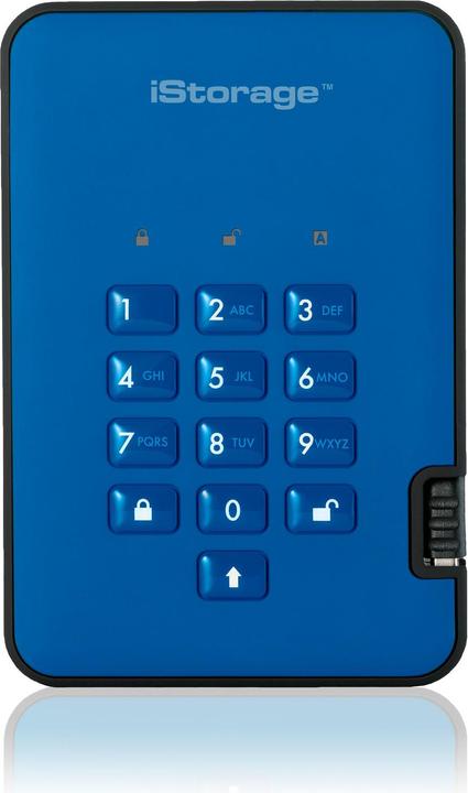 iStorage diskAshur² - Hard Drive - Encrypted - 3 TB - External (Portable) (3 TB)
