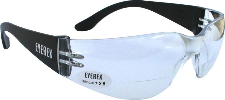Actual product image Eyerex Cat bifocal +2.5 (Black, Transparent)