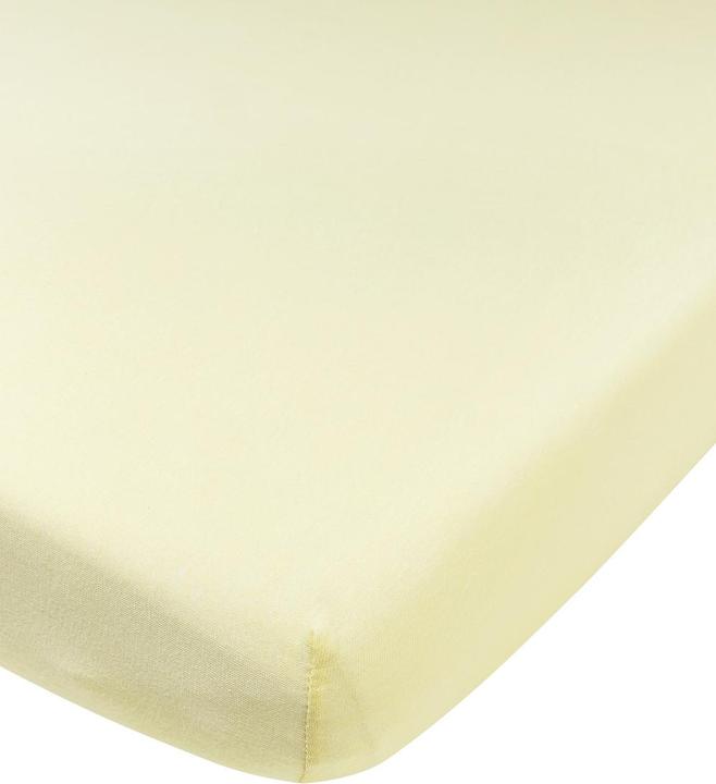 Meyco Home jersey Spannbettlaken 90x200 soft yellow (90 x 200 cm)