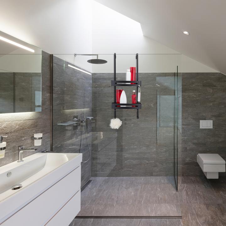 Actual product image Relaxdays shower shelf (33 x 23 x 72.5 cm)