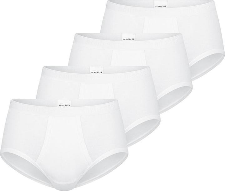 Actual product image Schiesser 4-pack Original Classics fine-rib sports briefs with Eingriff (4XL, pack of 4)