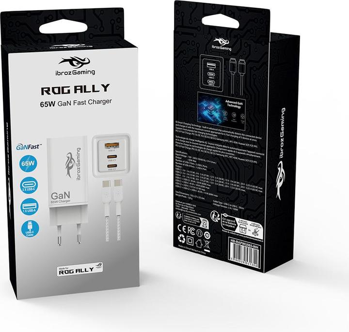 Image du produit Ibroz ROG Ally Chargeur rapide (65 W)