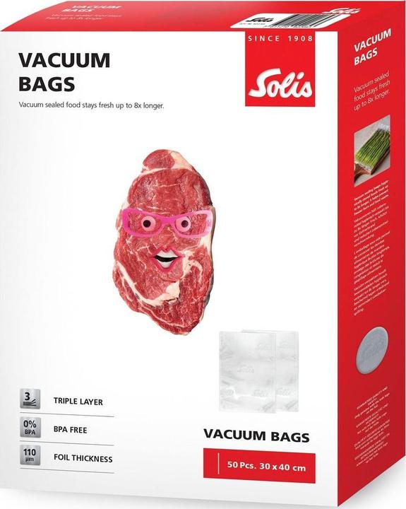 Image du produit Solis Sachets sous vide 20 x 30 cm (50x) (50 x)