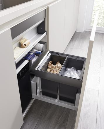 Actual product image Blanco SELECT II 40/2 Combi | Plastic, aluminium, sheet steel | Pull-out system for attachment to (13 l)