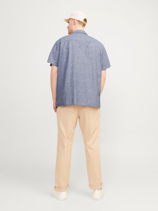 Produktbild Jack & Jones Jjlinen Blend Resort Shirt Ss Pls (5XL)