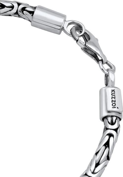 Actual product image Kuzzoi Basic bracelet (21 cm, 925 silver)