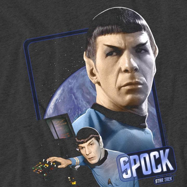 Actual product image Unisex Adult Spock T-Shirt (L)