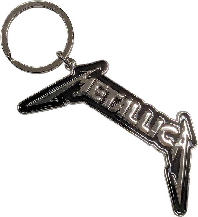Actual product image Metallica Logo Keyring
