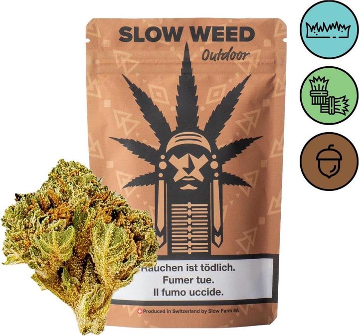 Actual product image SlowWeed Slow Weed Snow White 10g (10 g, Outdoor)