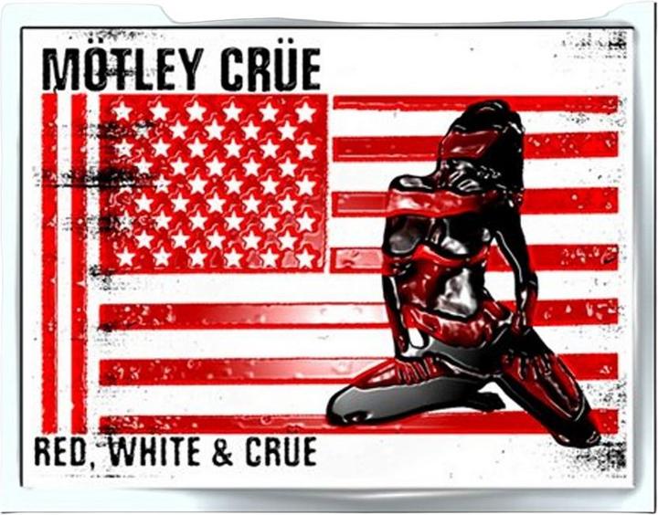 Actual product image Motley Crue Red, White & Crue Badge