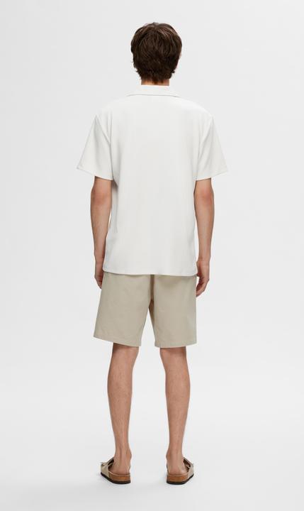 Image du produit Selected Homme Chemise à col cubain côtelé et à manches courtes (XL)
