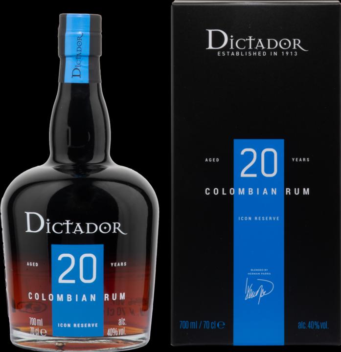 Image du produit Dictador 20 Ans (1 x 70 cl)