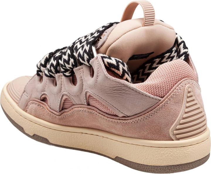 Image du produit Lanvin curb sneakers in white and pink leather (37)