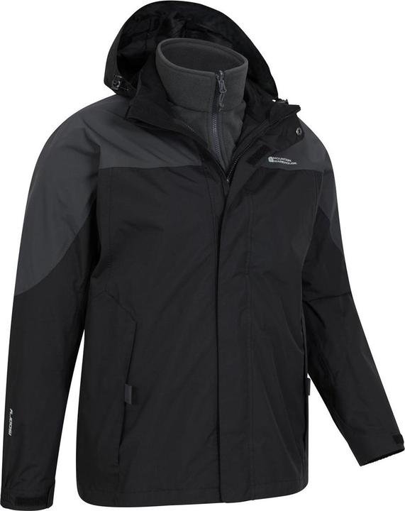 Mountain Warehouse Storm III 3 in 1 Wasserdichte Jacke (M)