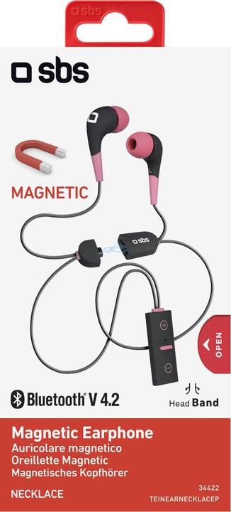 Produktbild SBS In-Ear Bluetooth-Headset mit Magnetverschluss (2 h)