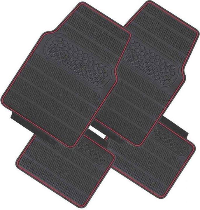 Autoserio RUBBER CAR MAT SET THM-3253/7 (1 set of 3 doormats)