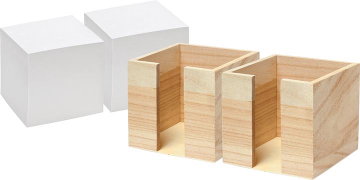 Actual product image VBS Note box with notepad, note holder notepad, organise your desk with a notepad.