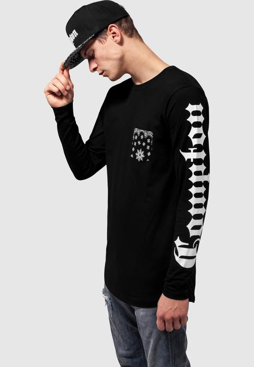 Actual product image Mister Tee Compton Pocket Bandana Longsleeve (XS)