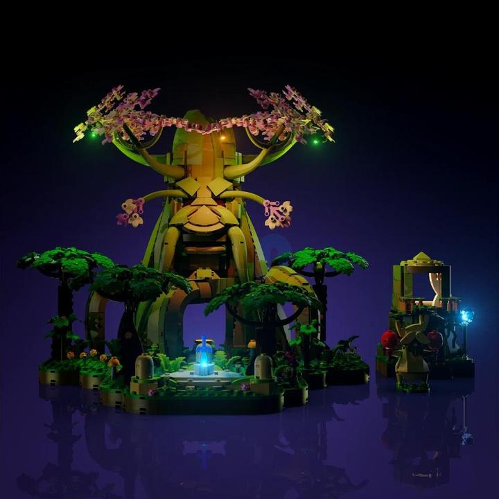 Produktbild Light my bricks LMB 2.0 LED Licht Set für LEGO 77092 The Legend of Zelda - Deku-Baum 2-in-1