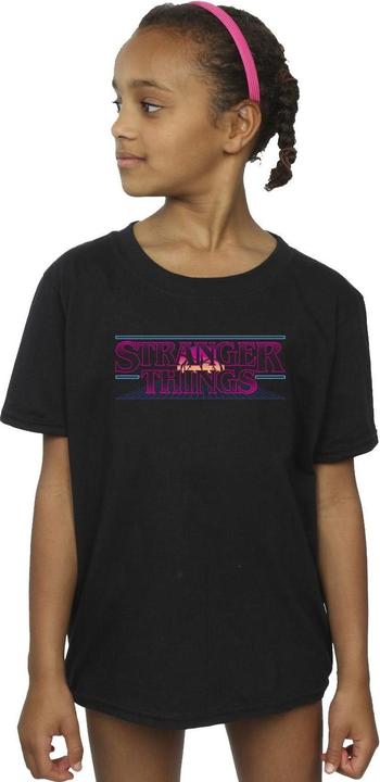 Produktbild Netflix Stranger Things Retro Title TShirt Mädchen (140, 146)