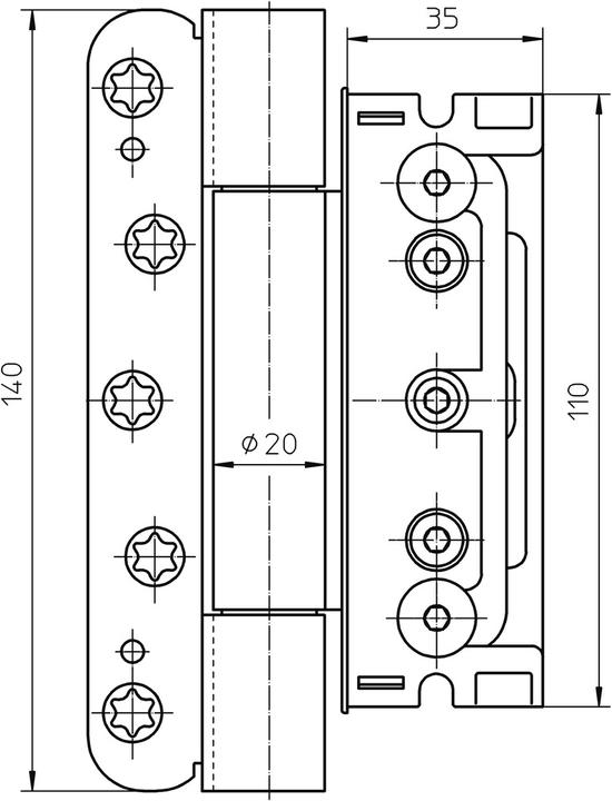 Produktbild Simonswerk Haustürbänder BAKA Protect 4010 3D und 3D FD