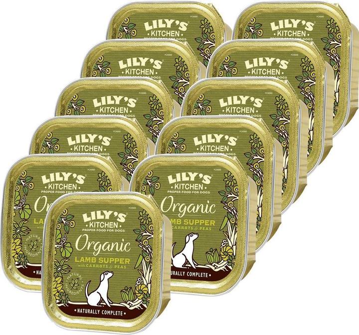Produktbild Lily's Kitchen Organic Lamb Supper (Adult, Junior, Senior, 11 Stk., 1650 g)