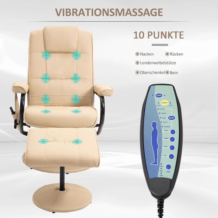 Actual product image Floki24 Massage chair with stool