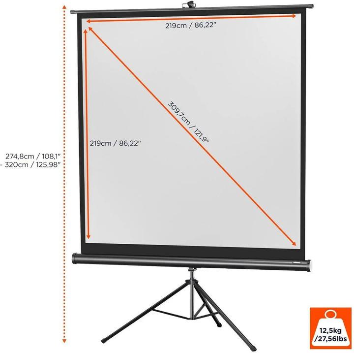 Image du produit Celexon Trépied écologique, écran, 1:1 (86.22", 1:1)