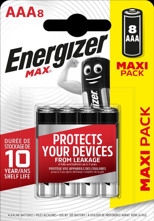 Actual product image Energizer Max Alkaline (8 pcs., AAA)