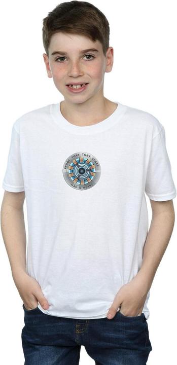 Image du produit Garçons - Avengers Endgame Tony Stark Heart T-Shirt (152, 158)