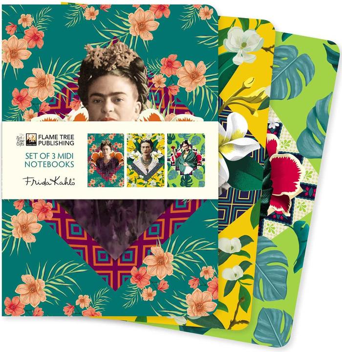 Produktbild Frida Kahlo Set of 3 Midi Notebooks (A5, Harter Einband)
