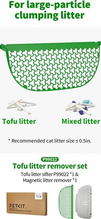 Immagine prodotto Petkit Magnetic Tofu Cat Litter Remover Set